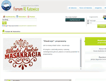 Tablet Screenshot of forum.aekatowice.pl